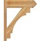 Ekena Millwork Merced Arts & Crafts Rough Sawn Outlooker, Western Red Cedar, 8"W x 28"D x 34"H OUT08X28X34MRC03RWR - alternate 4